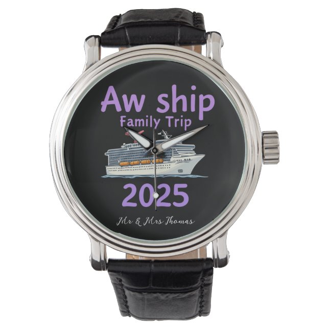 Montre Voyage en famille de bateau Aw 2025 Ultimate Cruis (devant)