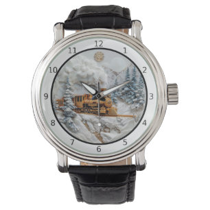 Montre Voyage en train d'hiver, élégance