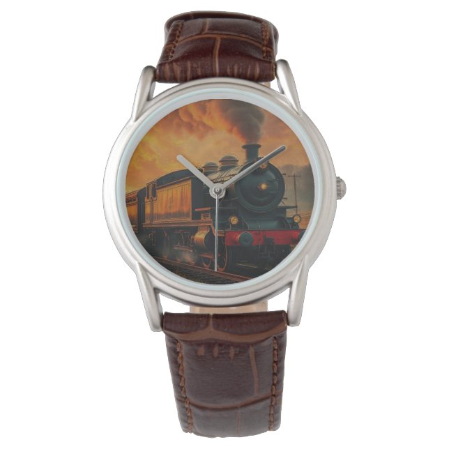 Montre Voyage en train victorien - Steampunk Steam Train (devant)