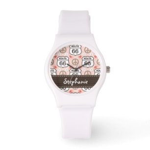 Montre Voyage par la route personnalisé d'amour de paix