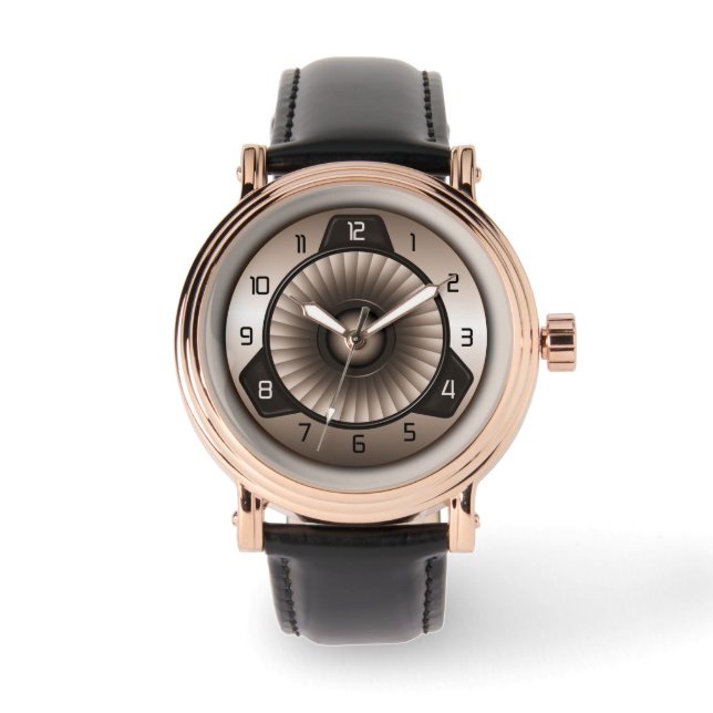 Montre Voyant de poignet personnalisé du pilote de moteur (Recto)