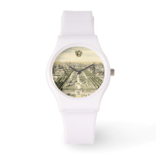 Montre Vue aérienne de jardin formel par Éric Dahlbergh