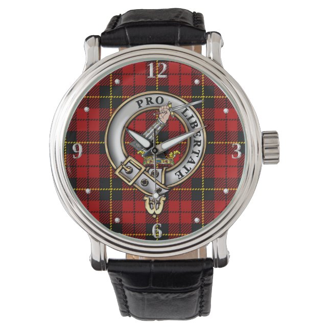Montre Wallace Clan Badge & Tartan Watch (devant)