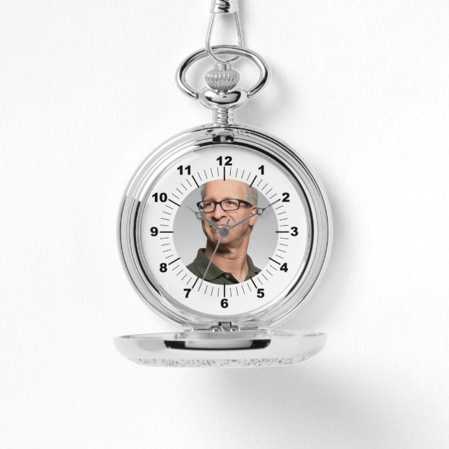 Montre Wat de poche en argent - Personnalisé (Recto)