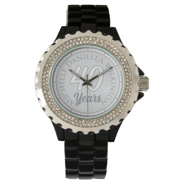 Montre Watch for a 40th Birthday Gift (devant)