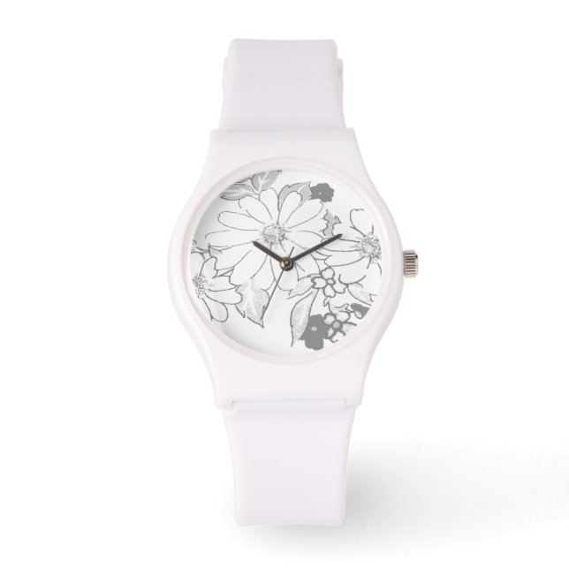 MONTRE WATCH WATCH FLOWER DESIGN (Recto)
