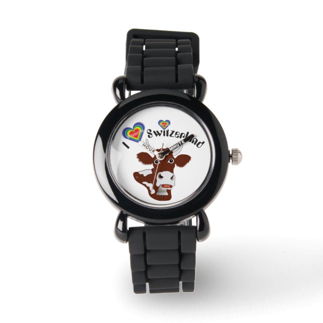 Montre Watch with Swiss Design Suisse Switzerland (Recto)