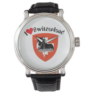 Montre Watch with Swiss Design Suisse Switzerland