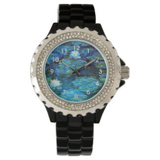 Montre Water Lilies Blue, painting par Claude Monet
