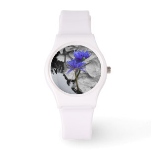 Montre Water Lily Love Wrist Watch