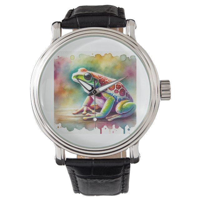 Montre Watercolor Coqu Frog 140724AREF115 - Watercolor (devant)