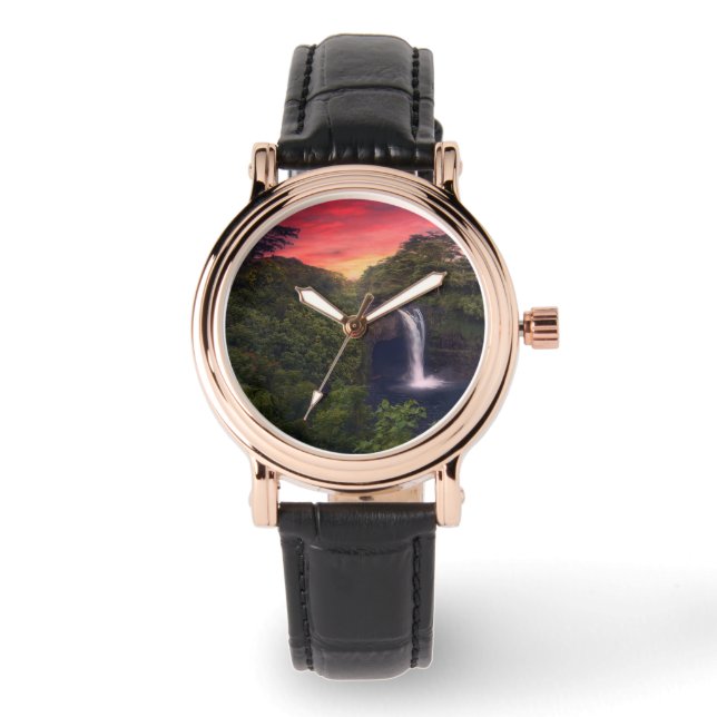 Montre Waterfalls | Rainbow Falls, Hilo, Hawaii (Recto)