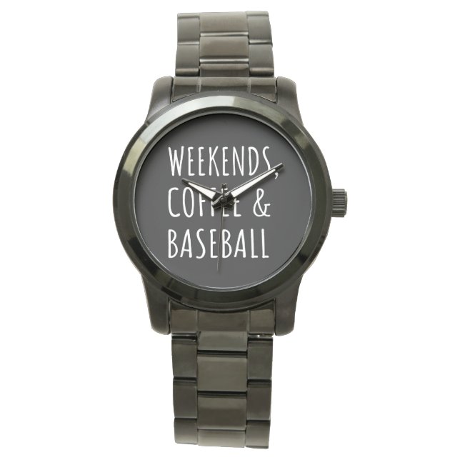 Montre Week-ends, Café Et Baseball I (devant)