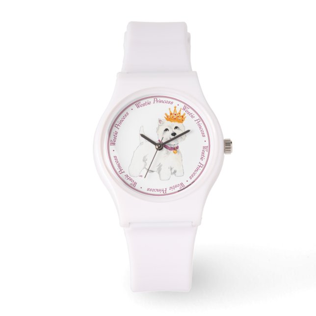 Montre Westie Princesse (Recto)