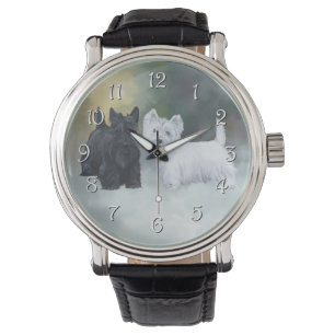 Montre Westie Scottie hiver