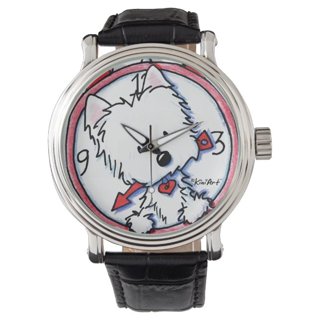Montre Westie Time Wrist Watch (devant)