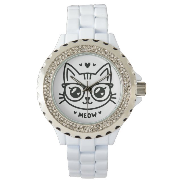 Montre Whiskered Whimsy / Capricho de Bigodes (devant)