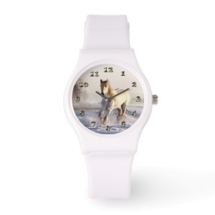 Montre White Horse Galloping