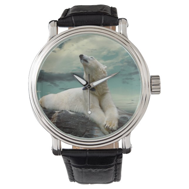 Montre White Polar Bear (devant)