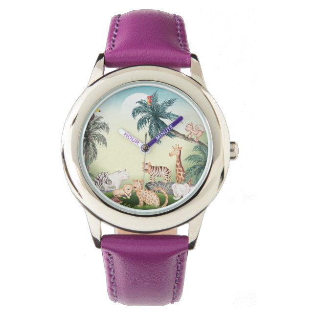 Montre wild Animal With Jungle Tree (devant)