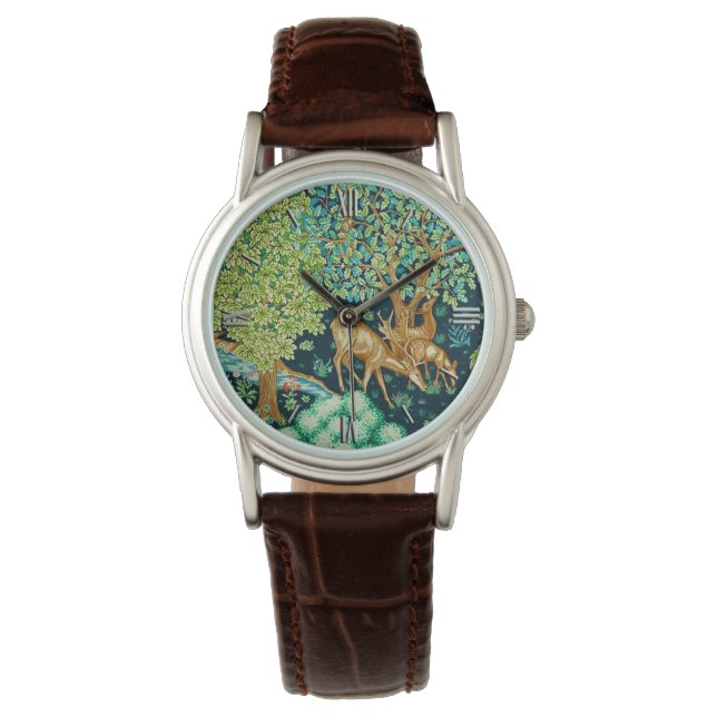 Montre William Morris Deer par une Tapisserie Brook Impri (devant)