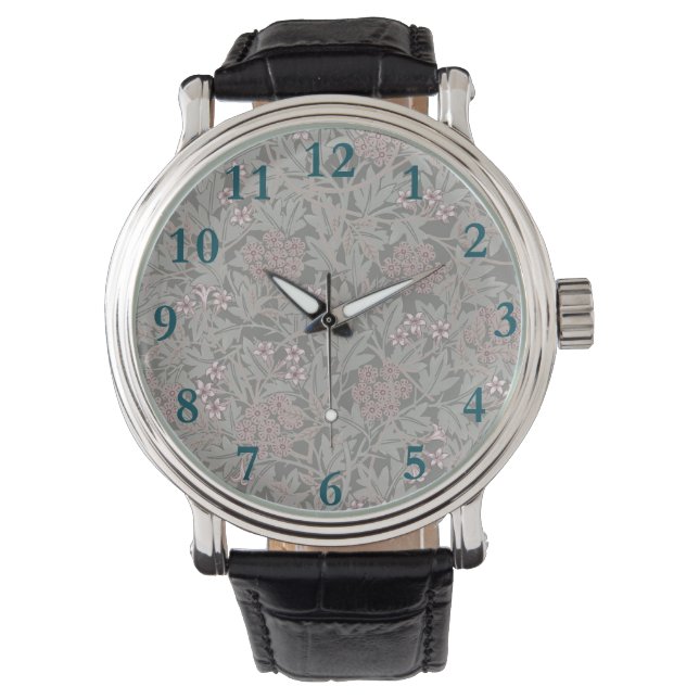 Montre William Morris Jasmine Motif de fleurs (devant)
