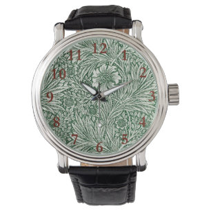 Montre william morris marigold fleurs vertes