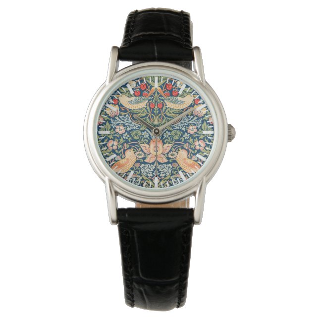 Montre William Morris Strawberry Thief femmes artistiques (devant)