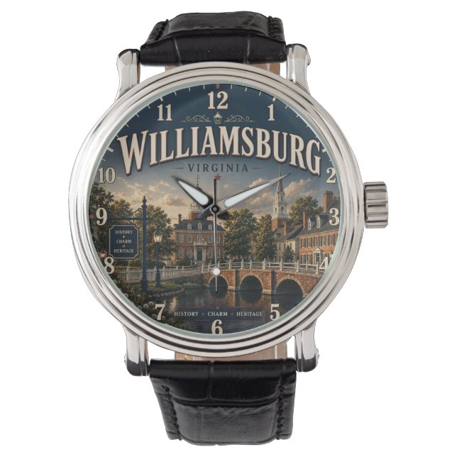 Montre Williamsburg Virginia (devant)