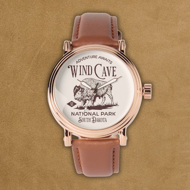 Montre Wind Cave National Park - National Park Souvenir (Créateur téléchargé)