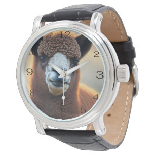 Montre Winston L'Alpaca Brown Wolly,