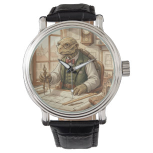 Montre Wise Turtle Architect Vintage Art