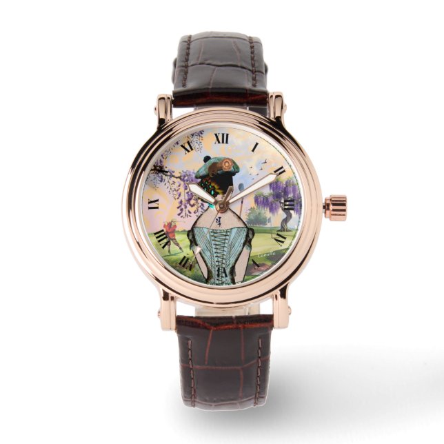 Montre Wisteria Tee Time Rose Gold  (Recto)