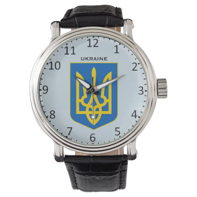 Montre Wistwatch Personnalisé Crest Ukraine (devant)