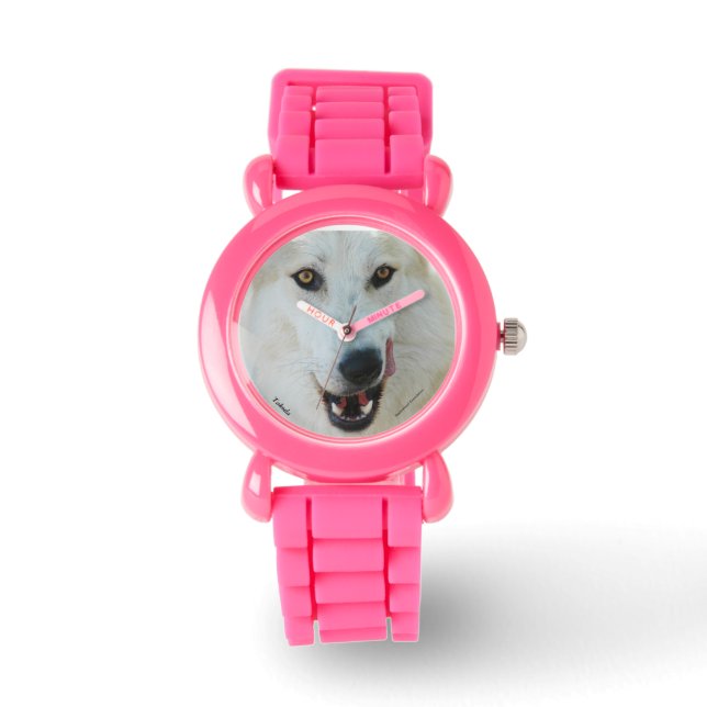 Montre Wolf Pink Parties scintillant Watch (Recto)