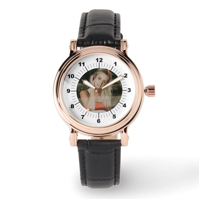 Montre Women's Watch - Personnalisé - Rose Gold Vintage (Recto)