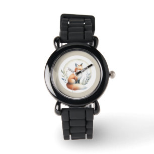Montre Woodland Whisper- Fox Illustration