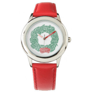 Montre Wreath de Noël