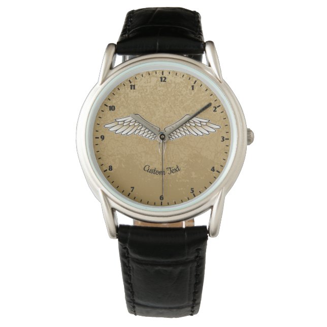 Montre Wristwatch ailes beiges (devant)