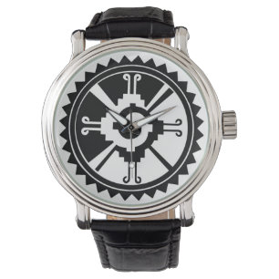 Montre Wristwatch au symbole maya Hunab Ku