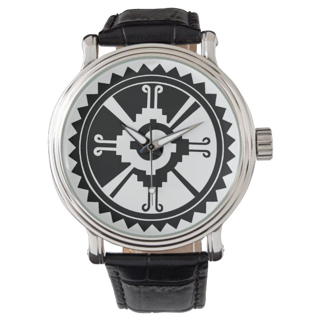 Montre Wristwatch au symbole maya Hunab Ku (devant)