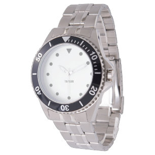 Montre Wristwatch de luxe personnalisé en acier inoxydabl