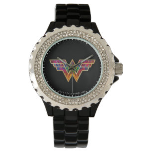 Montre WW84 Logo de Wonder Woman Kaleidoscope