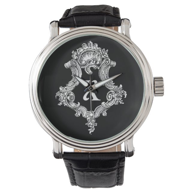 Montre X Monogramme - Veille initiale (devant)