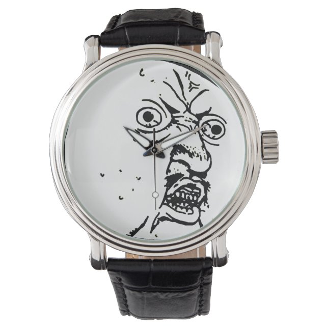 Montre Y U NO Meme (devant)