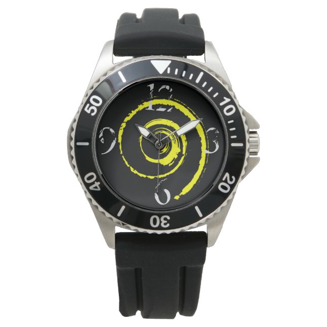 Montre Yellow Twirl Watch (devant)