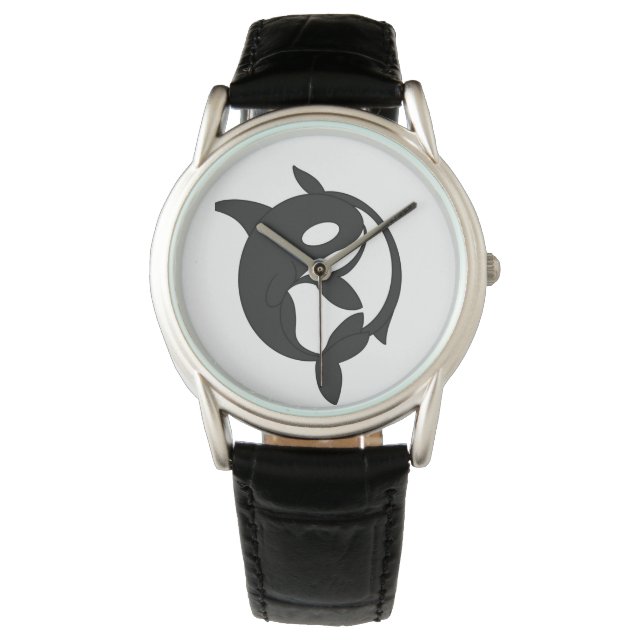 Montre Yin-Yang Orcas Regarder en ligne (devant)