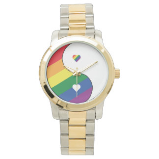 MONTRE YIN YANG RAINBOUR COULEURS