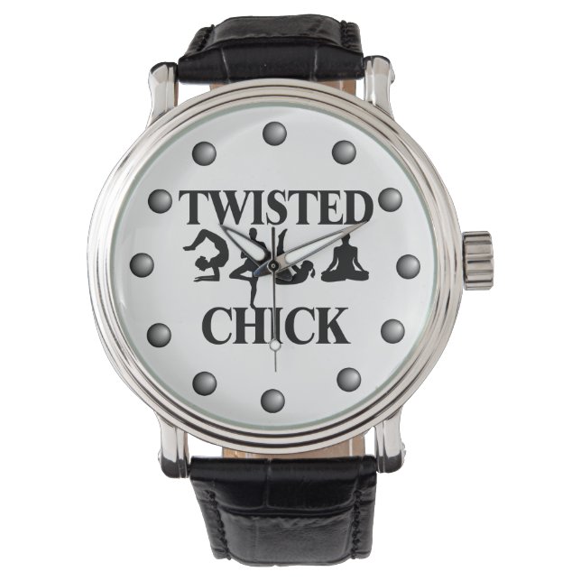 Montre Yoga Chick tordu (devant)
