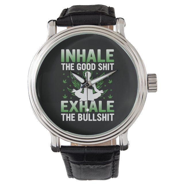Montre Yoga Lover | Yoga Inhale The Good (devant)